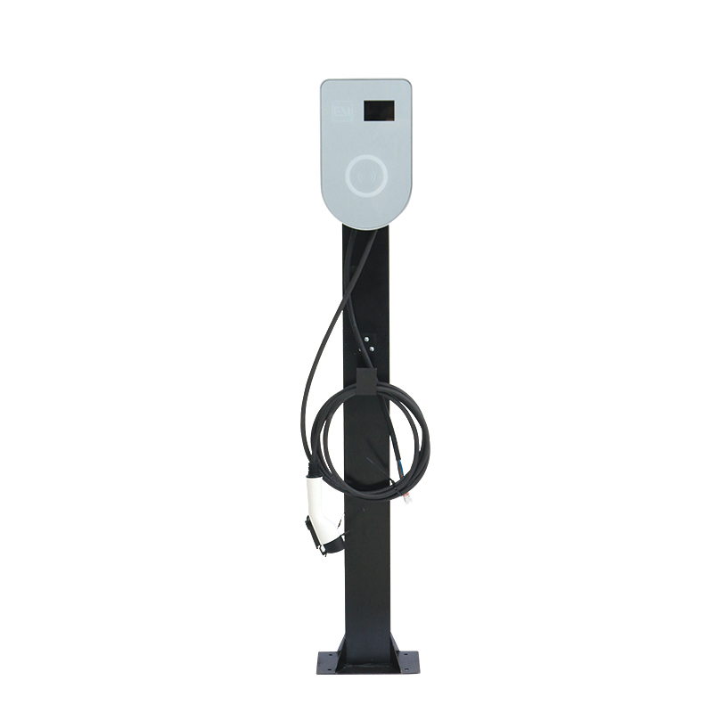 European standard charging pile 32A [card swiping start with screen display glass panel]